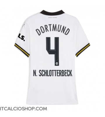 Borussia Dortmund Nico Schlotterbeck #4 Terza Maglia Femmina 2024-25 Manica Corta